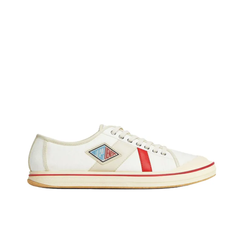 Bottega Veneta Eliot Low Top Canvas Shoes Men's White-1