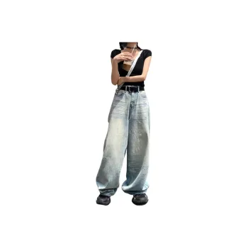 RENBEN Jeans Women's Light Blue