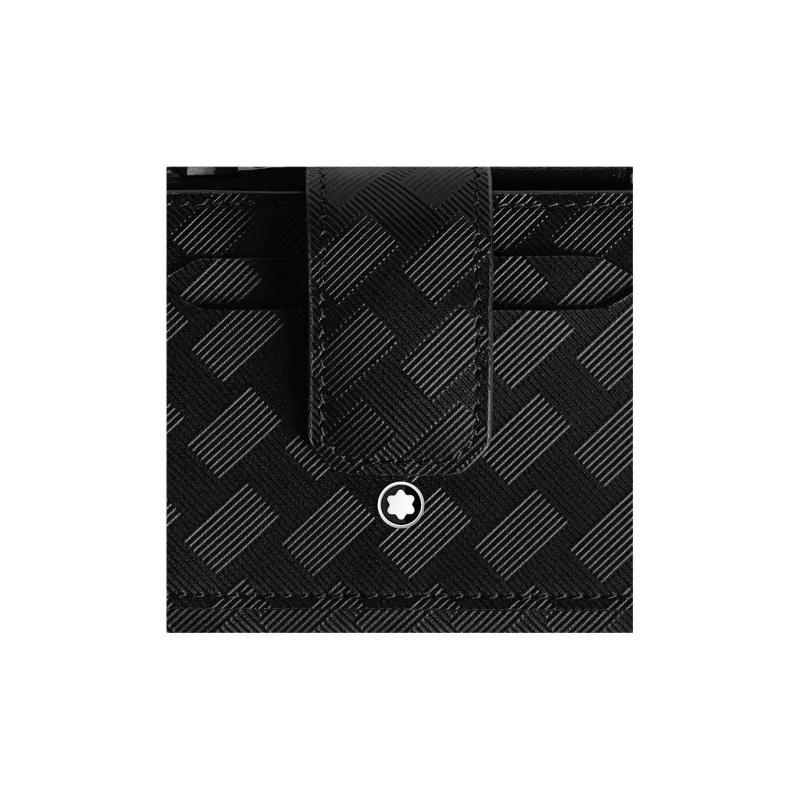 MONTBLANC Stylish 3.0 Leather Wallet Mini Men's Classic Black-2
