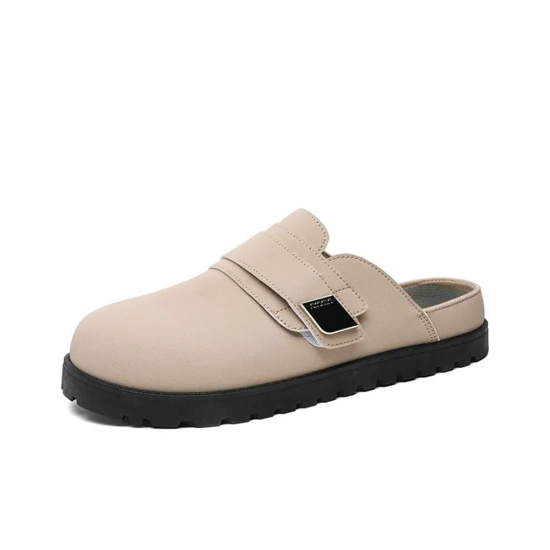 ROBINHOOD Quiet Odor Resistant Abrasion Resistant Slip Resistant Antibacterial Closed Toe Slippers Men's Box Included-7