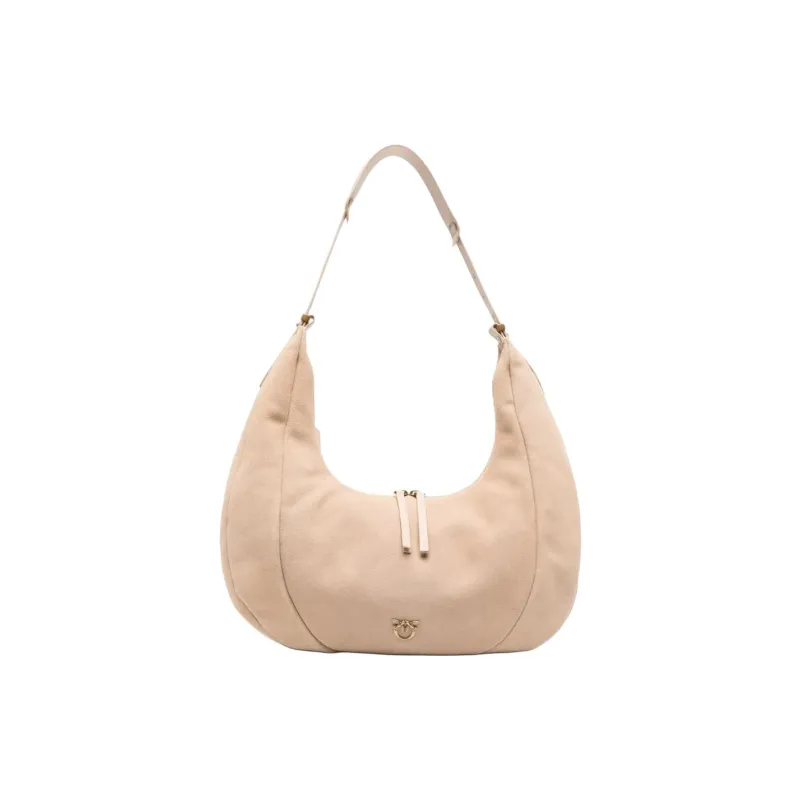 PINKO Suede Shoulder Bag-0