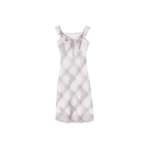 XIANGYING Sleeveless Dress Women's Purple