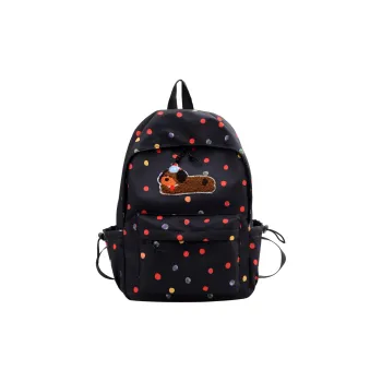 Kewuku Nylon Backpack Regular Unisex White/Black