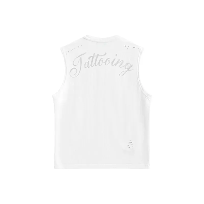 Ed Hardy Tank Tops Men Ivory White-1