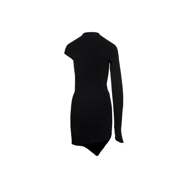 Balenciaga One-Shoulder Mini Dress-1