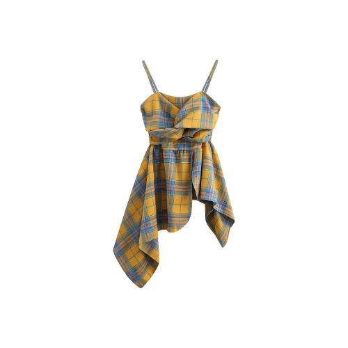 AHDO Camisoles Women's Yellow