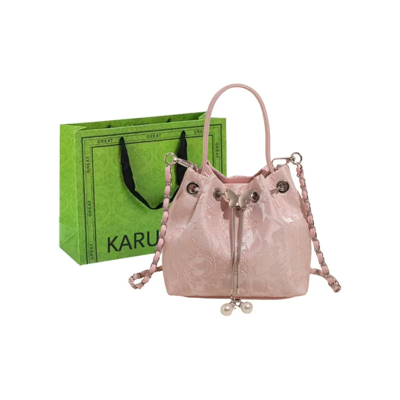 KARUISHA PU Shoulder Bag, Crossbody Bag, Handbag Women's White/Pink/Blue/Black-4