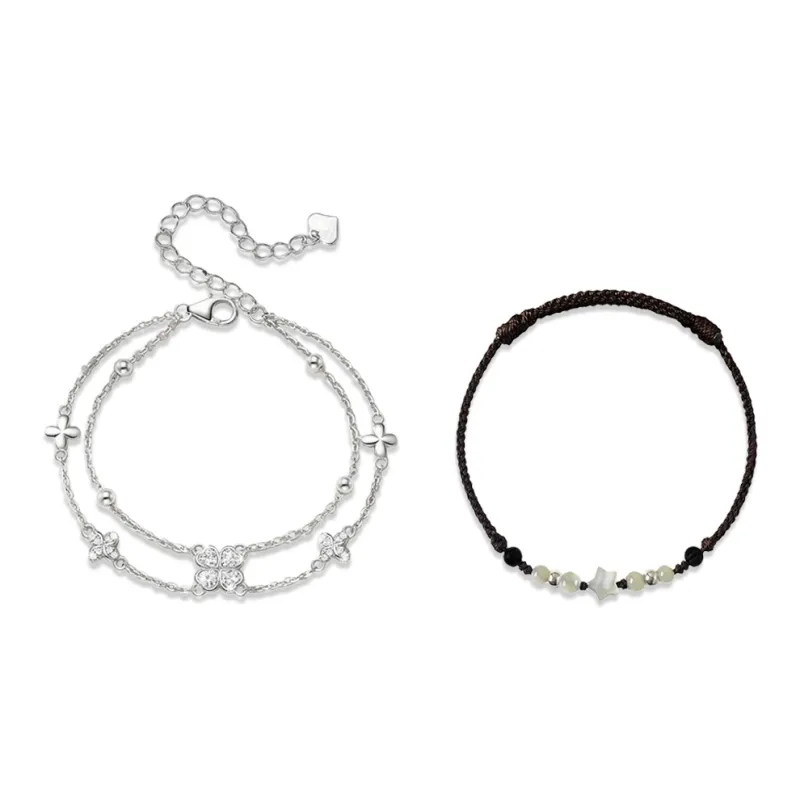 RINGLOVE Fabric Rope Bracelets Women's-0