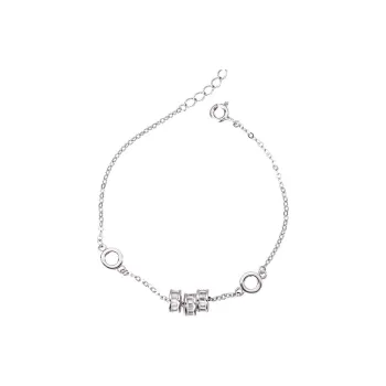 MAXTHINK S925 Silver Bracelets Women's Silver/Gold