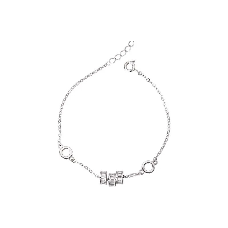 MAXTHINK S925 Silver Bracelets Women's Silver/Gold-0