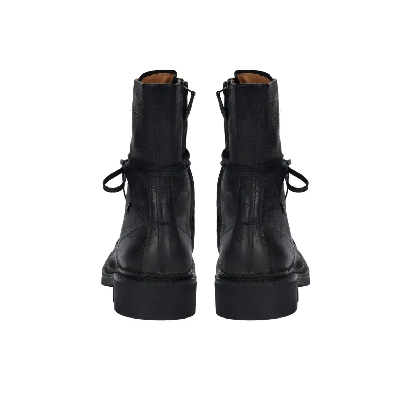 MIU MIU FW24 New Year Collection Ankle Boots Women's Black-3