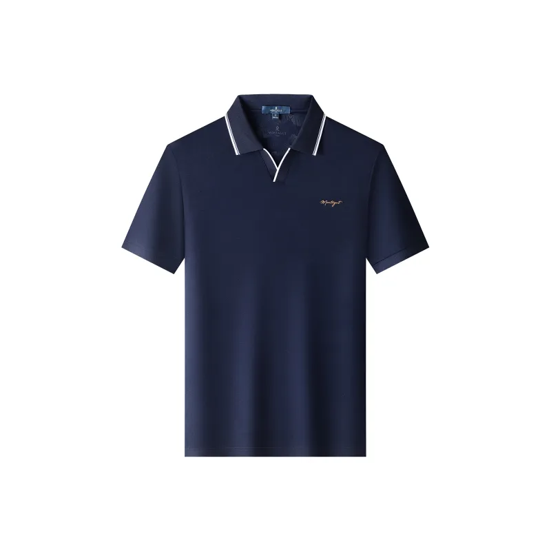 Montagut Polo Shirts Unisex Dark Royal Blue-0