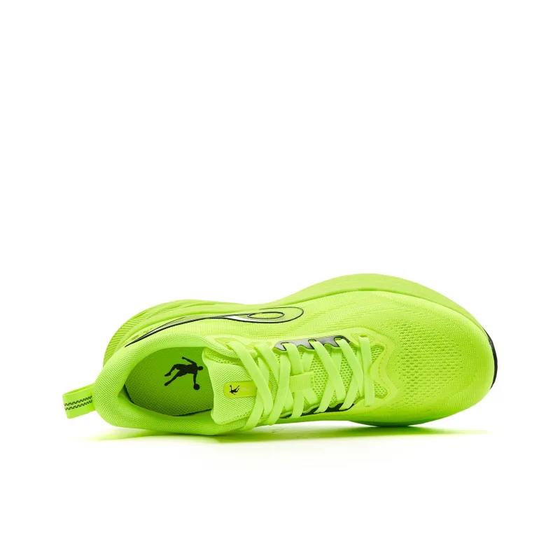 QIAODAN Cushioning, Slip Resistant, And Abrasion Resistant Low Top Casual Running Shoes Men's Yellow Black-3