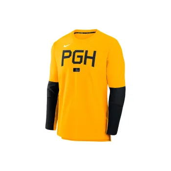 Nike Pittsburgh Pirates Authentic Collection City Connect Player Men's Nike Dri FIT Mlb Pullover Jacket