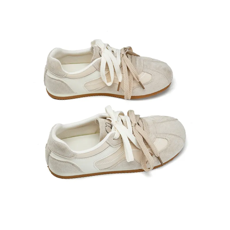 La Chapelle Slip Resistant, Abrasion Resistant, Rebound Resistant Low Top Casual Shoes Women's Greige-3