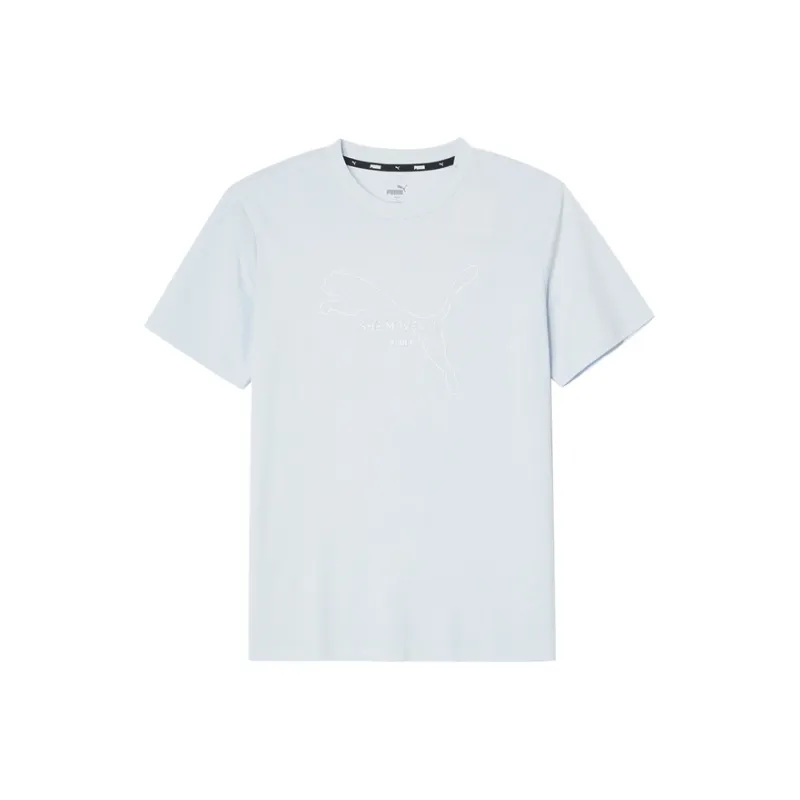 PUMA T Shirts Women's Ice Blue-0