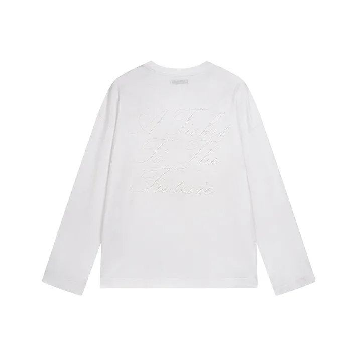 SMILEREPUBLIC Ironed Pearl Long Sleeved T Shirt Unisex-3