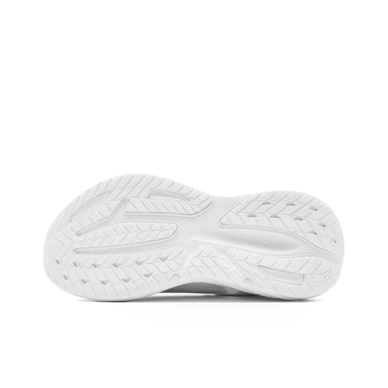 QIAODAN Cushioning, Slip Resistant, And Abrasion Resistant Low Top Casual Running Shoes Women's White Silver-4