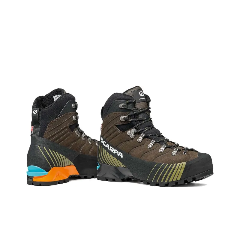 SCARPA Ribelle Anti Slip Wear Resistant High Top Hiking Shoes Men's Brown-2
