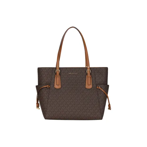 MICHAEL KORS Artificial Leather the Gelb Bag, Shopping Bag, Handbag, Shoulder Bag Medium Size Women's Acorn Brown