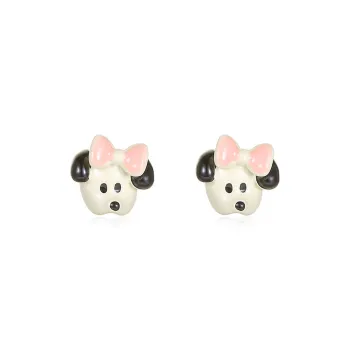 DODOGOGO Alloy S925 Silver, Oil Drip Stud Earrings Women's