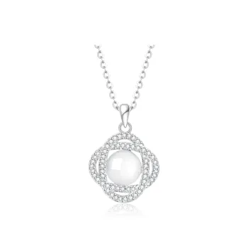 Lao Feng Xiang Natural Chalcedony Necklaces Women's