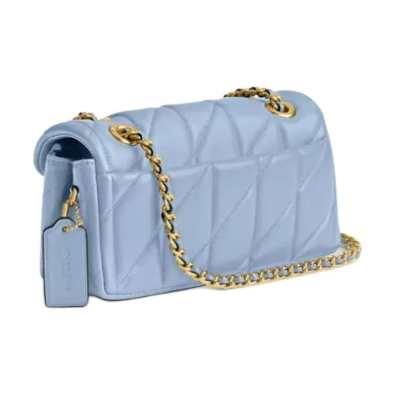 COACH Tabby Nappa Leather Shoulder Bag Small Size Women's Hyacinth Blue-1