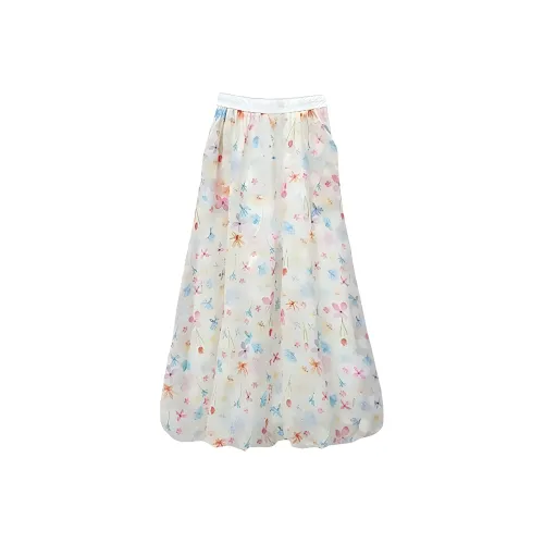 KKX Casual Long Skirts Women's Multicolor