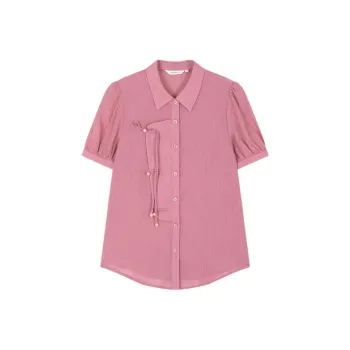 Mo Han Yi Mei Shirt Women's Dusty Pink