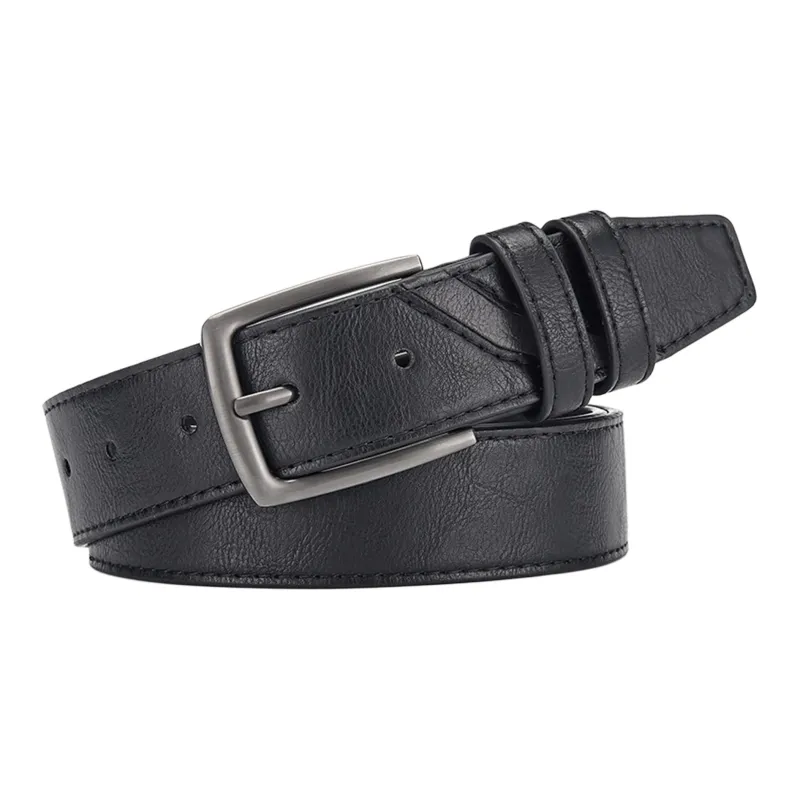 JEANSWEST Split Cow Leather Belts Men's 3.5CM-2