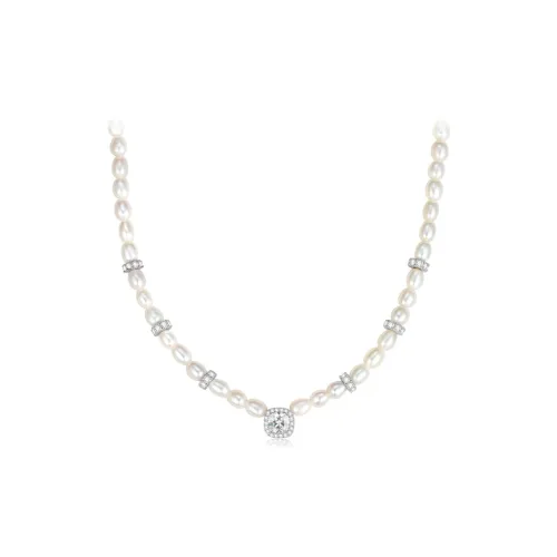 DESIGN CIRCLES S925 Silver Necklaces Women's
