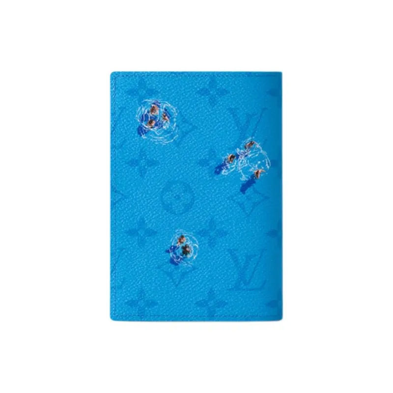 LOUIS VUITTON Pool Passport Cover Blue Lagoon-2