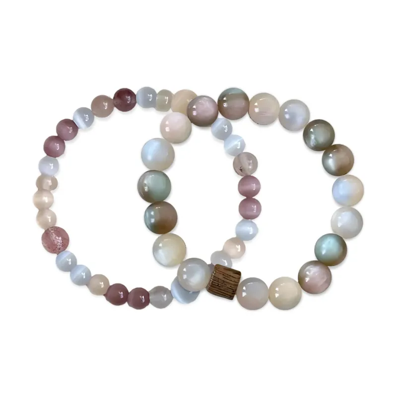 MOREL Glass Cat Eye Bracelets Unisex-4