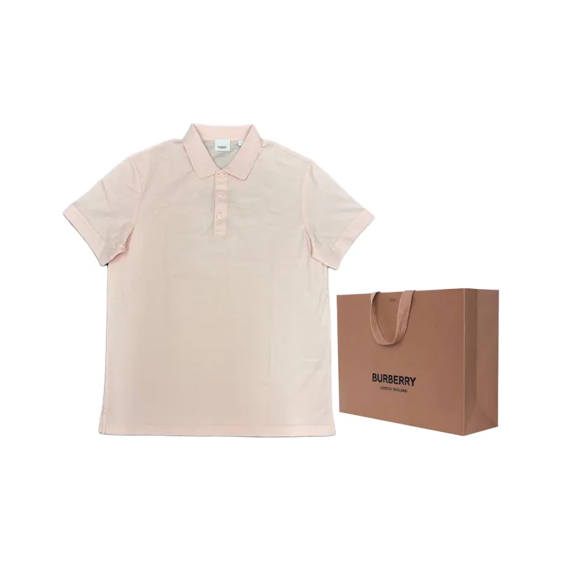 Burberry SS25 Polo Shirt Men's Pink-4