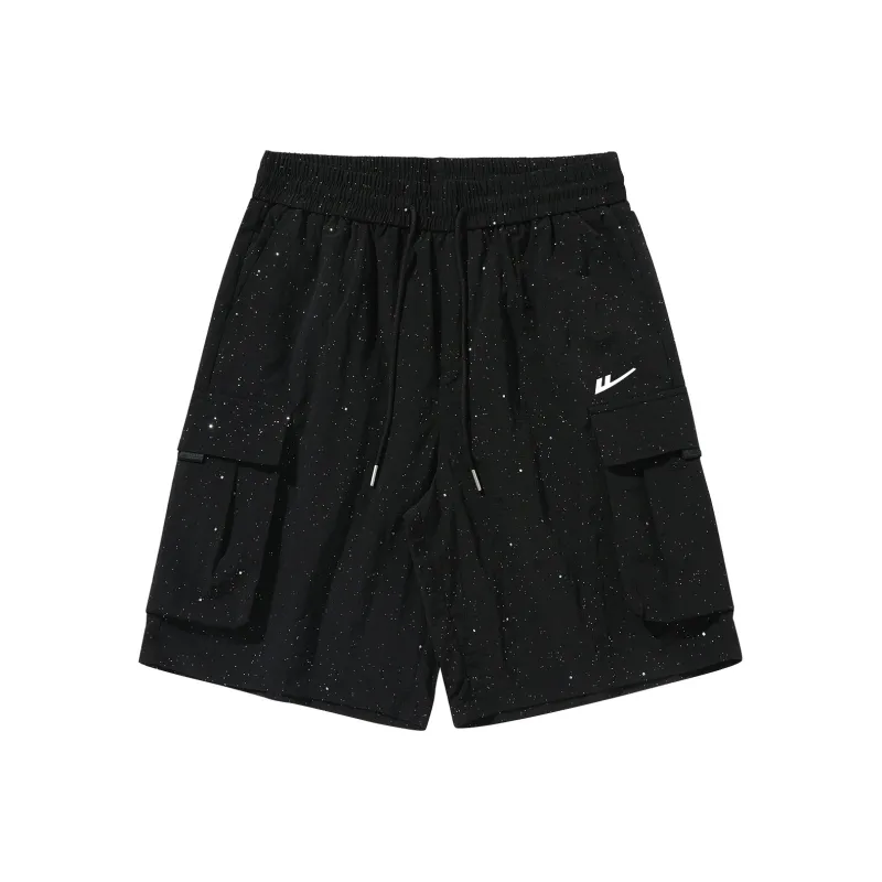 WARRIOR Casual Shorts Unisex Black-0