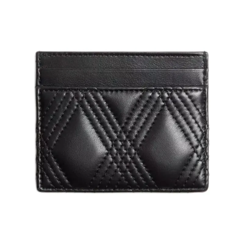 Valentino Calfskin Card Holder Women's Black-2