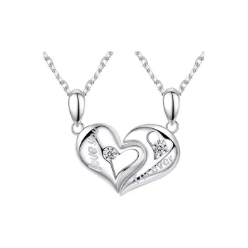 JKEM 925 Sterling Silver Necklaces Unisex