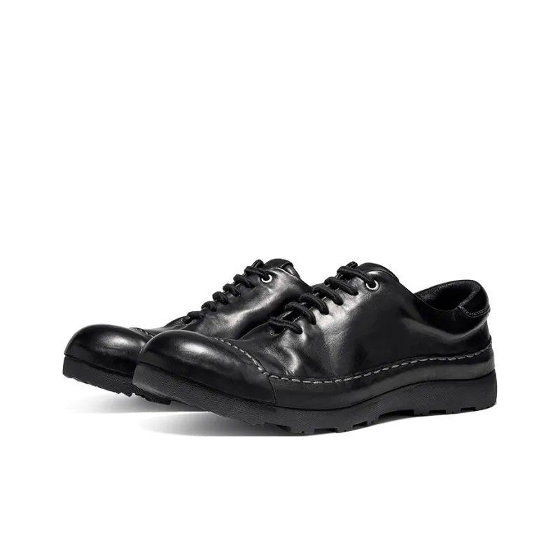 Dreambox Men's Casual Shoes Men Low Top Black/Gray/Olive Green-2