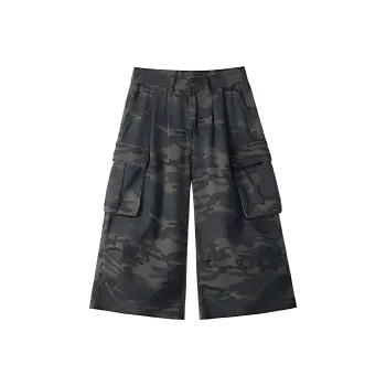 RASHOMONG Cargo Shorts Unisex Camouflage