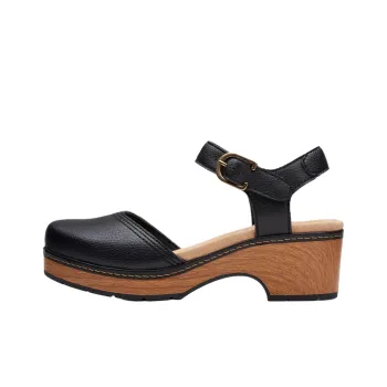 Clarks Paizlee Bay Chunky Heel High Heels 4.76cm Women's Black
