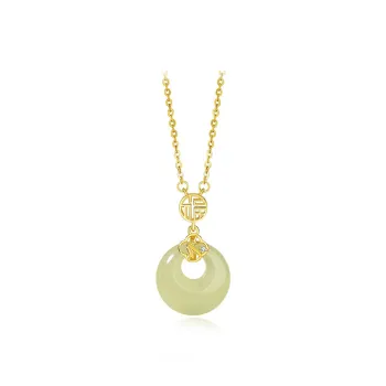 GIFU Serpentine Jade Necklaces Women's