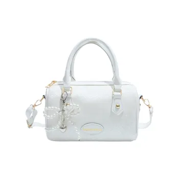 Yalu PU Handbag Regular Unisex White/Black/Silver/Pink/Purple