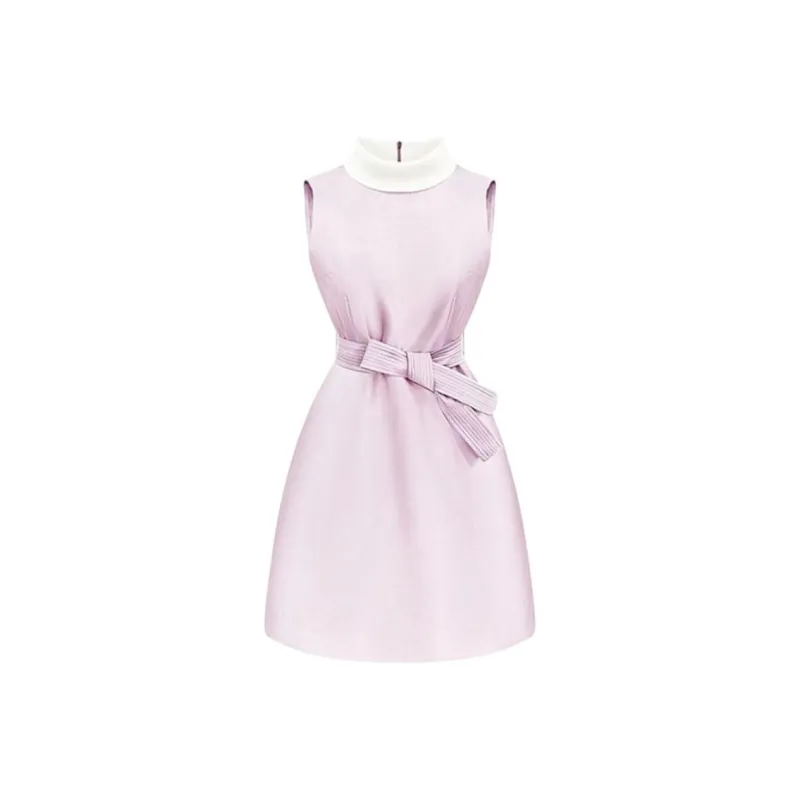 OZVO Sleeveless Dresses Women's Pink-0