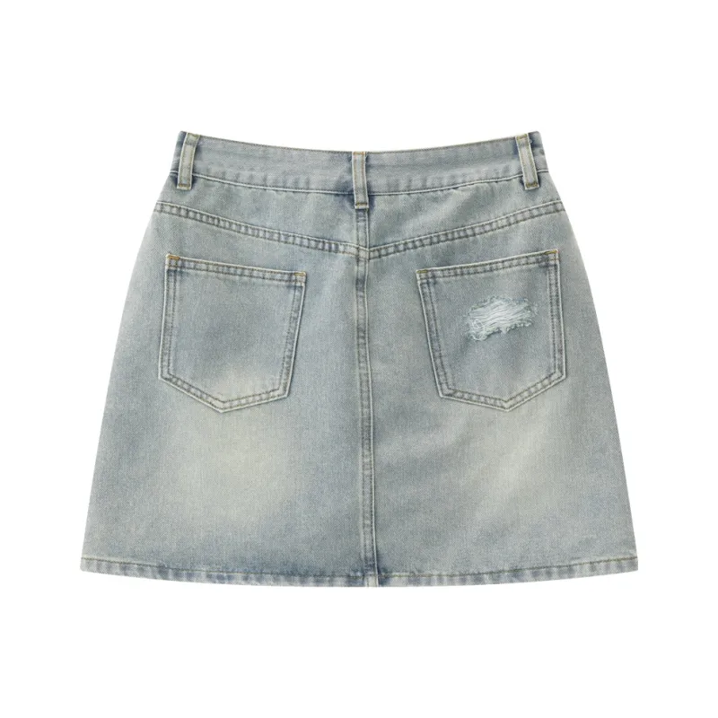 KUHNMARVIN Denim Short Skirts Women's-1