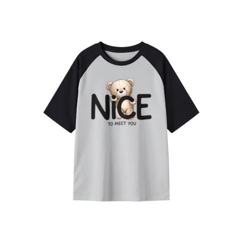 FAIRWHALE Drop Shoulder Sleeve T Shirt Women's