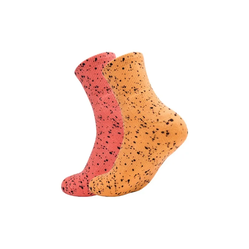 LiNing Mid Calf Socks Unisex Multi double Loading Red Yellow-1
