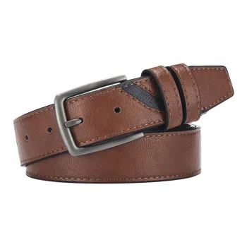 JEANSWEST Split Cow Leather Belts Men's 3.5CM