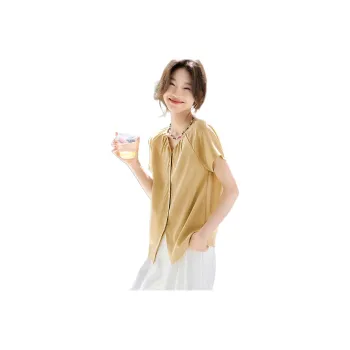 Mo Han Yi Mei Shirts Women's Lemon