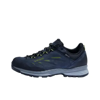Lowa Delago Anti Slip Wear Resistant Low Top Hiking Shoes Men's Blue