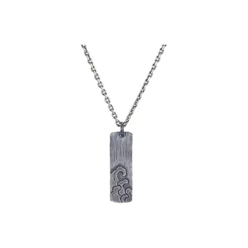 DH7 999 Fine Silver Sterling Silver Necklaces Unisex